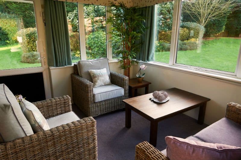 Communal Area at Darlington Court Care Home in Littlehampton, West Sussex