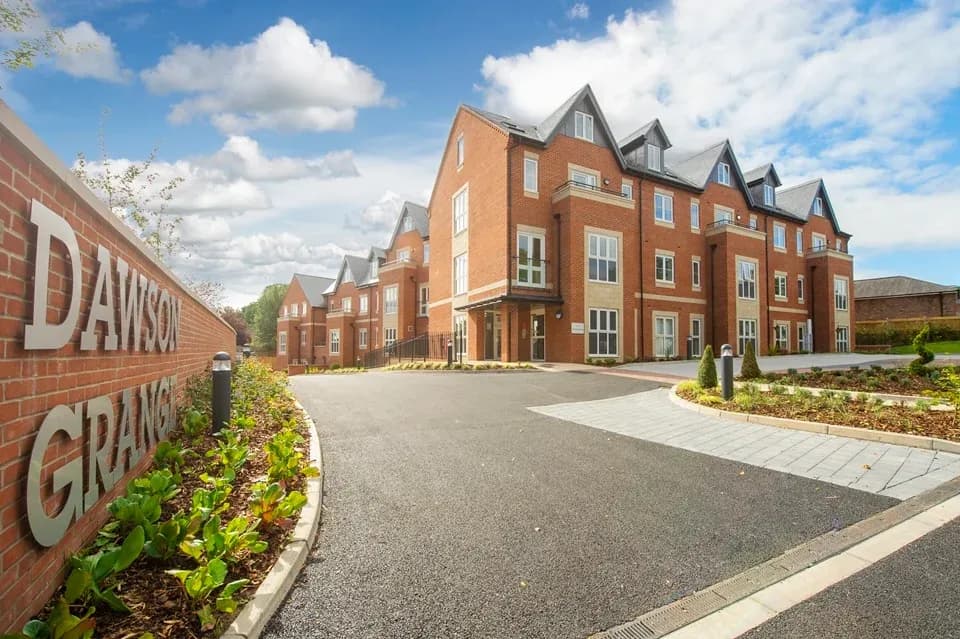 Exterior of Dawson Grange Retirement Development in Ripon, Harrogate