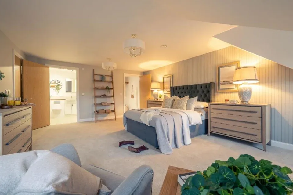 Bedroom at Dawson Grange Retirement Development in Ripon, Harrogate