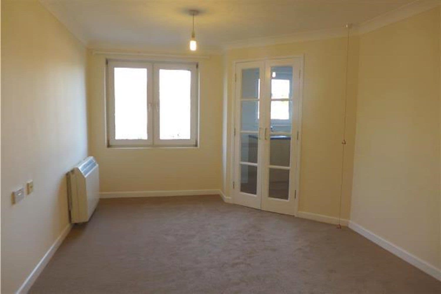 Living Room at Dawtrey Court Retirement Apartment in Southampton, Hampshire