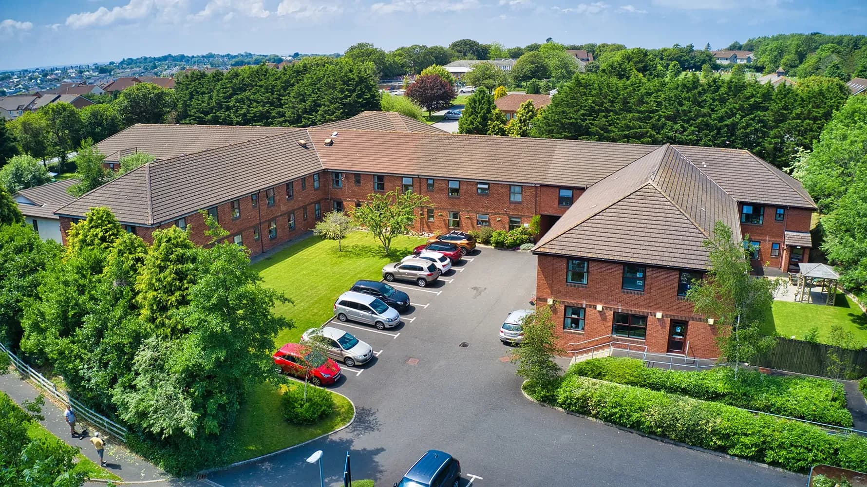 Exterior photo of Devonshire House and Lodge Care Home in Plymouth