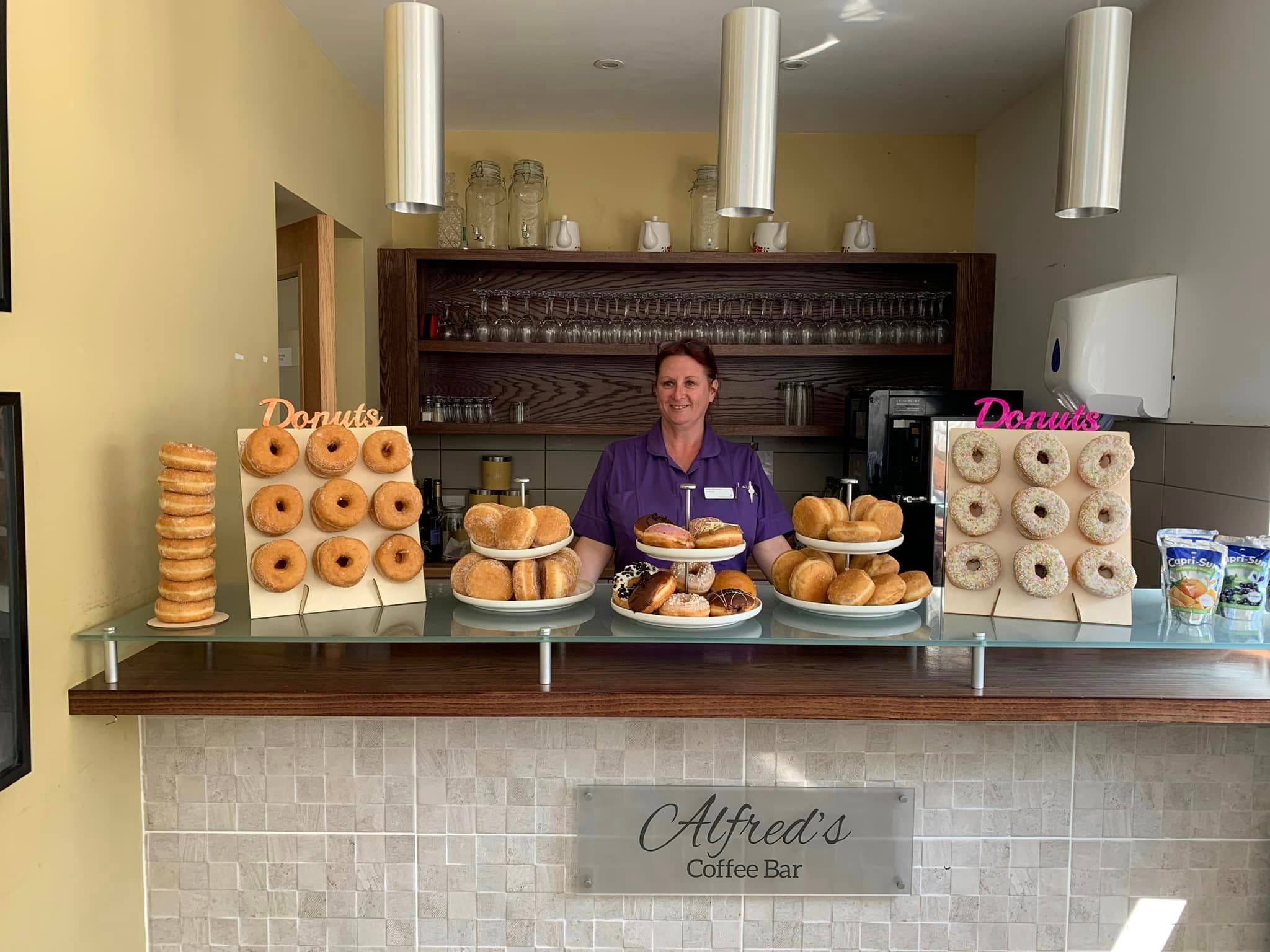 Cafe at Downs House Care Home in Petersfield, Hampshire