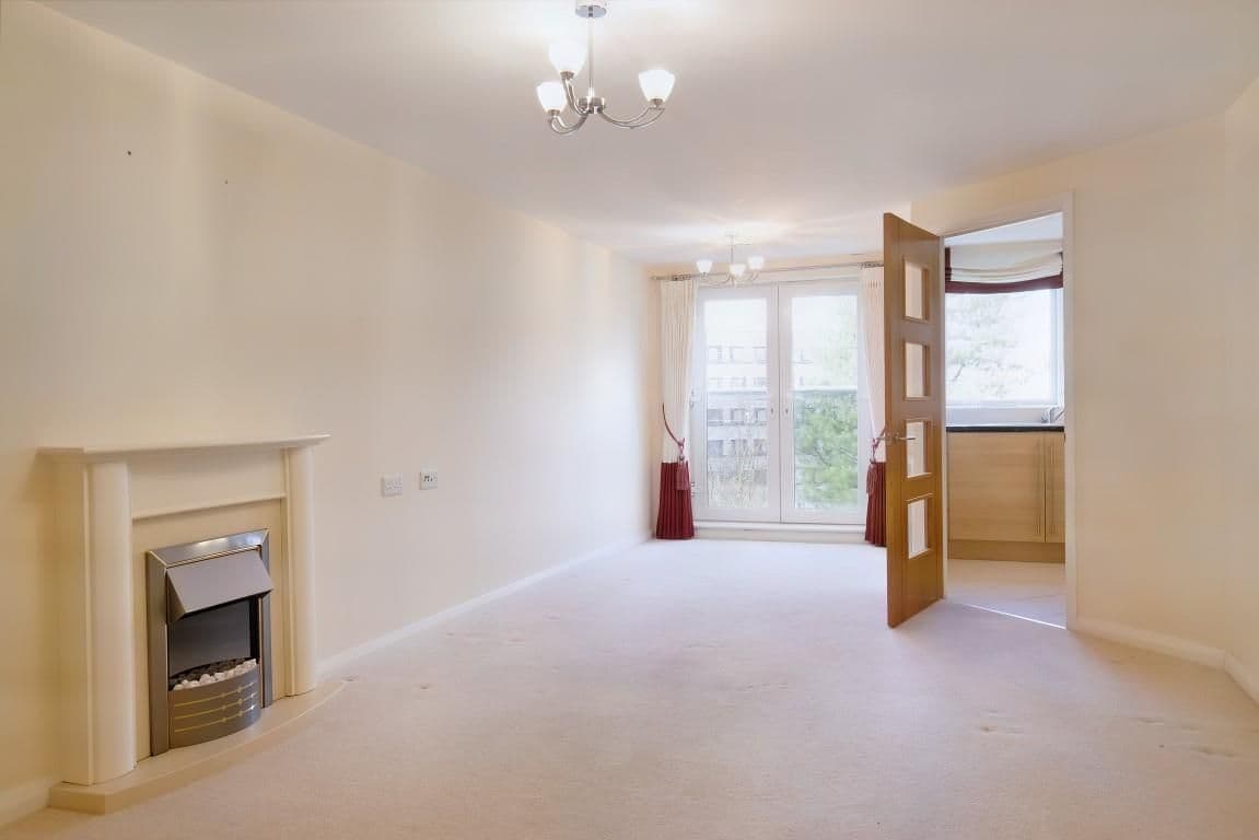 Living Room at Dutton Court Retirement Development in Cheadle Hulme, Stockport