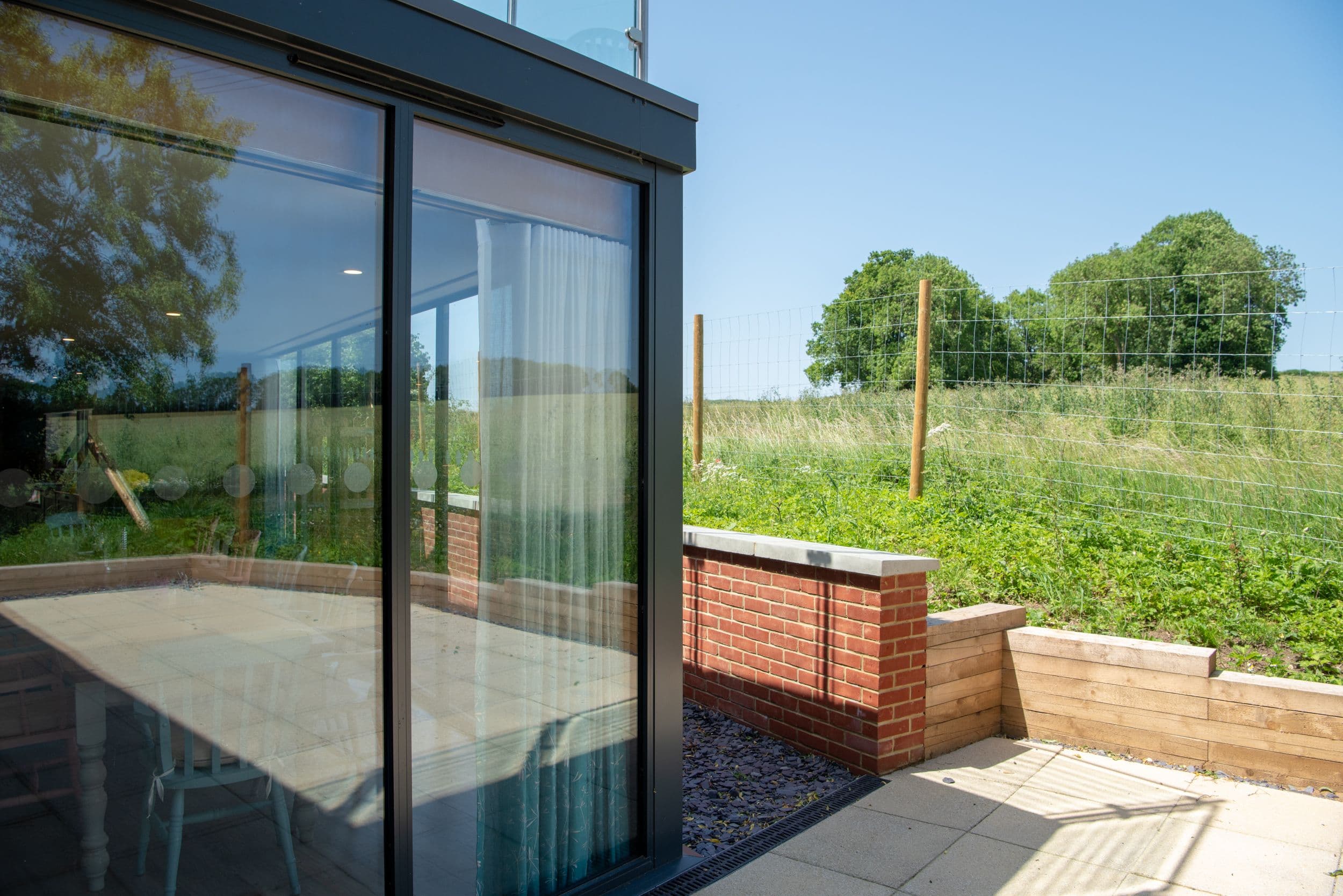 Terrace of Pax Hill EMI Unit in Bentley, Surrey