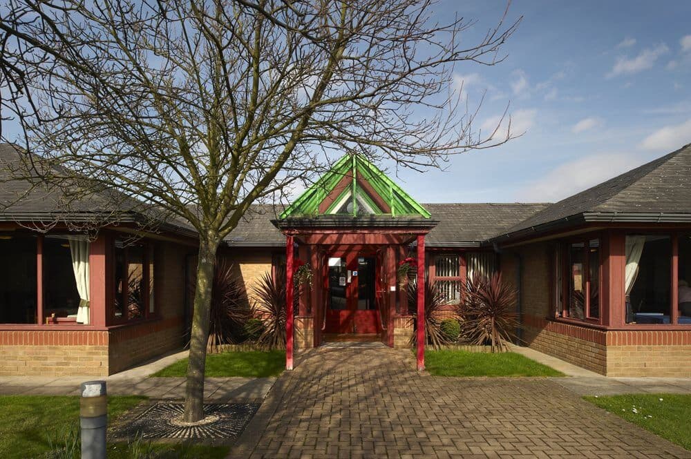 Exterior of Echelforde care home in Ashford, Surrey