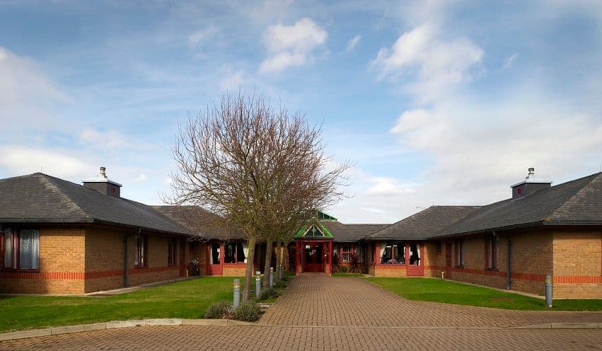 Exterior of Echelforde care home in Ashford, Surrey