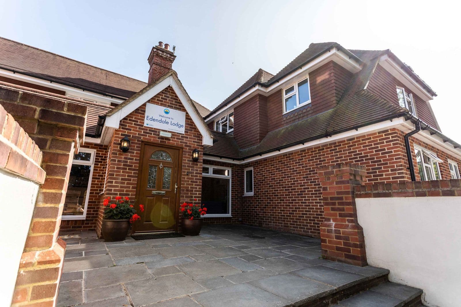 Exterior of Edendale Lodge care home in Battle, East Sussex