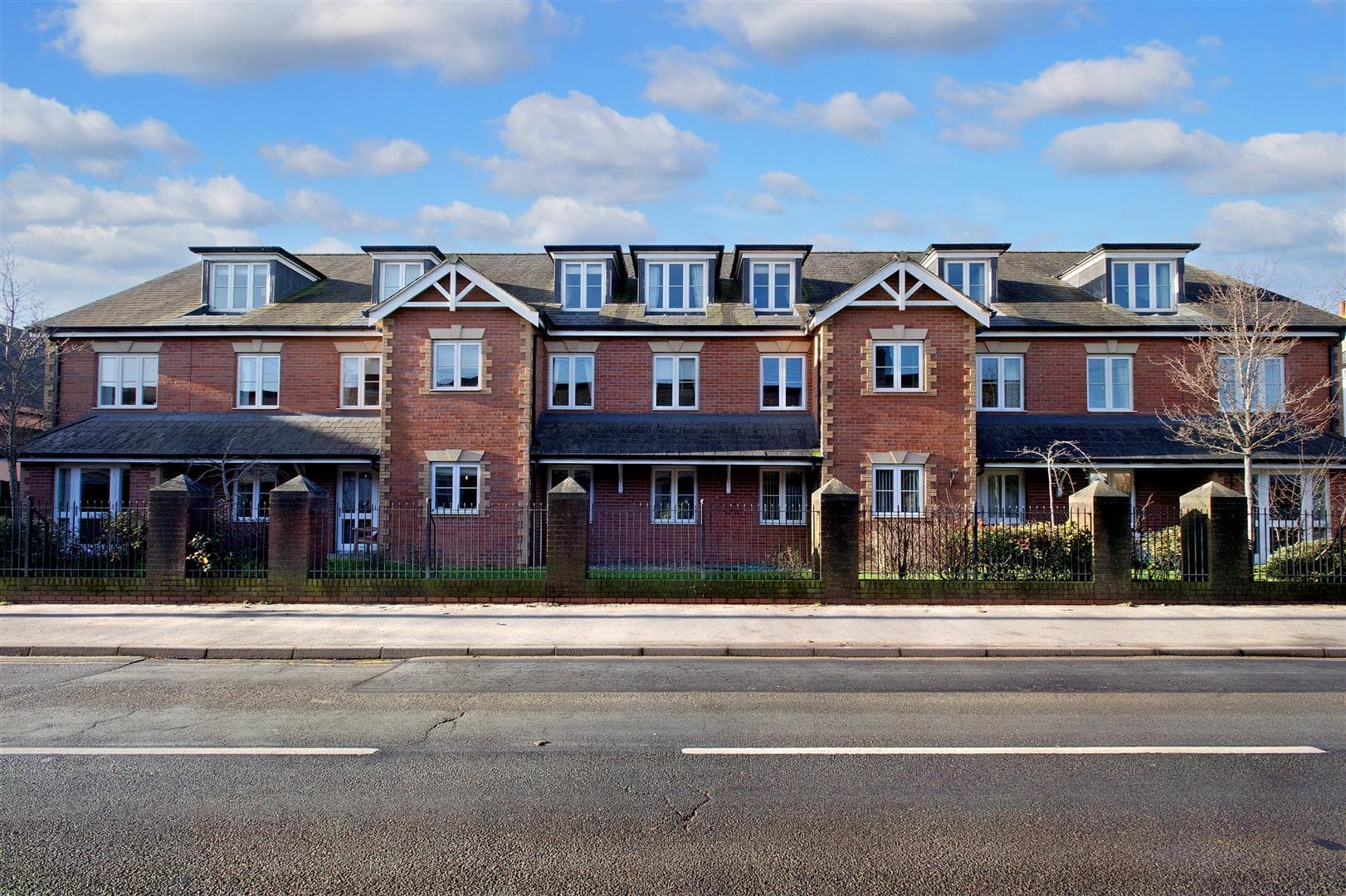 Exterior of Edwards Court Retirement Development in Attleborough, Norfolk