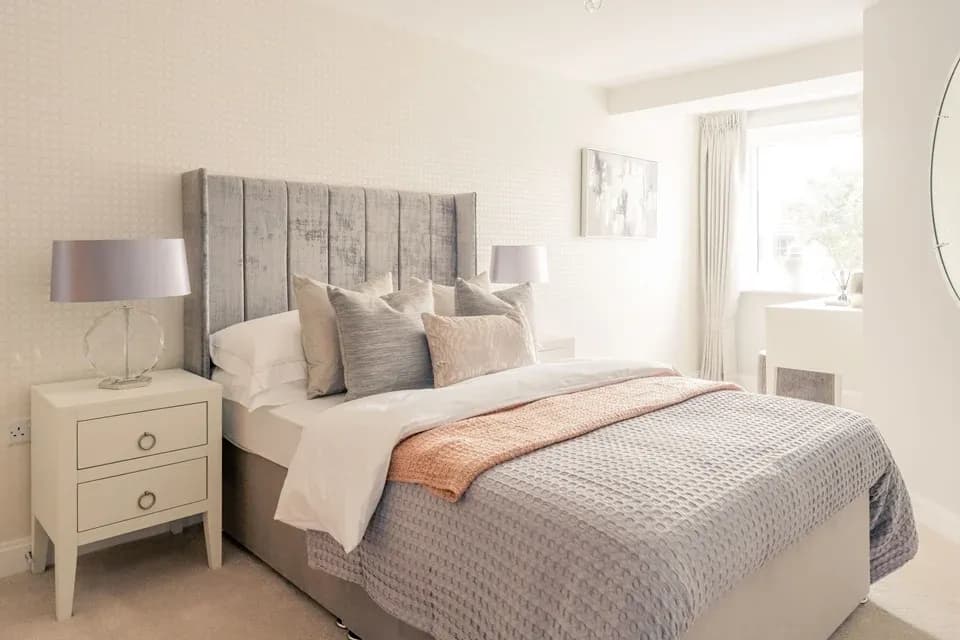 Bedroom at Elgar Place Retirement Apartment in Maidenhead, Berkshire