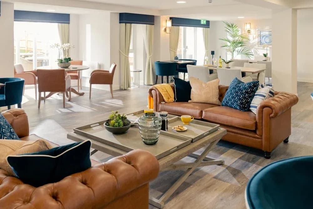 Communal Lounge at Elkington House Retirement Development in Dover, Kent