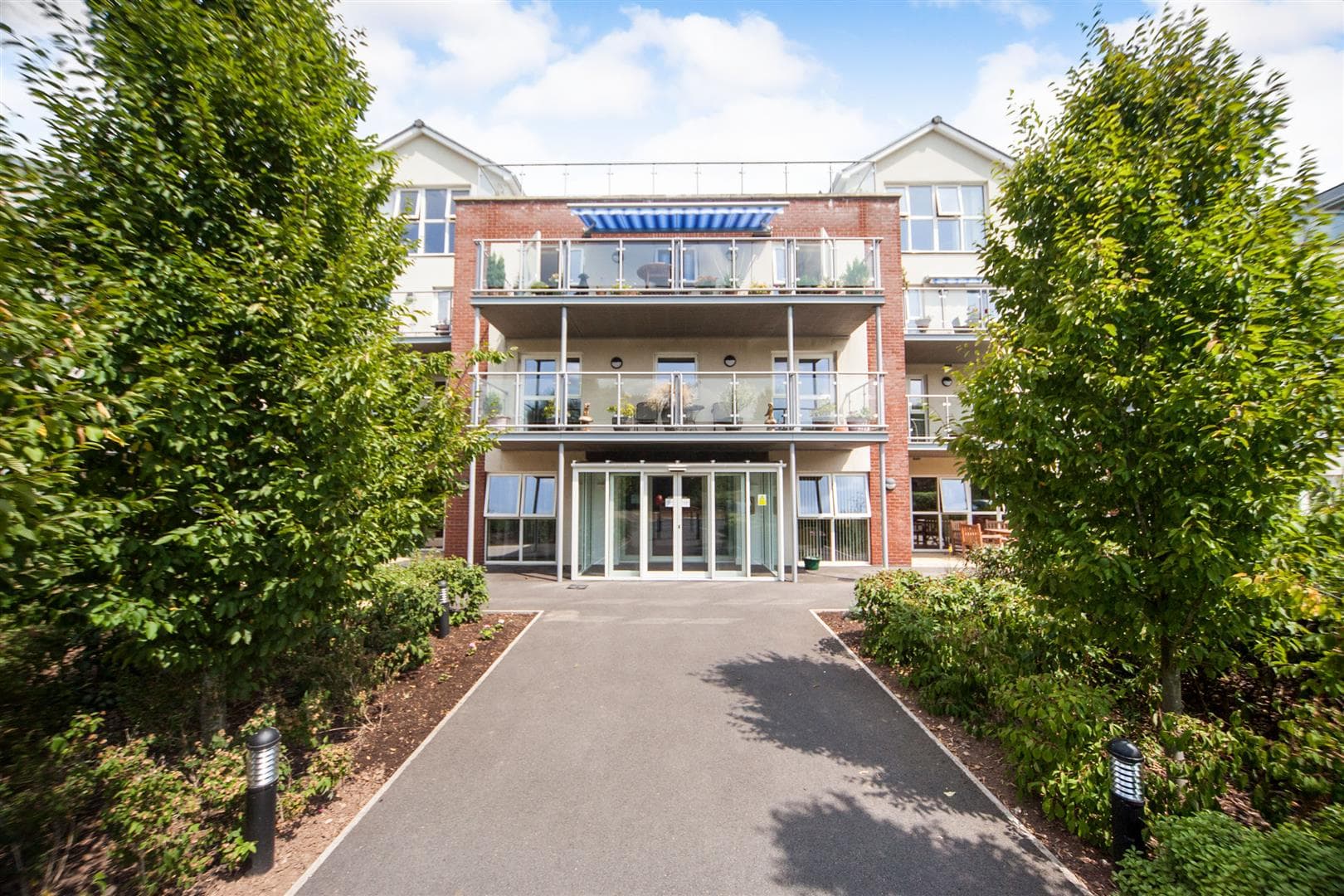 Exterior of Ellisfields Court  Retirement Development in Taunton, Somerset