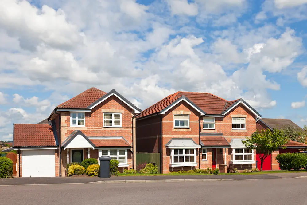 English detached homes