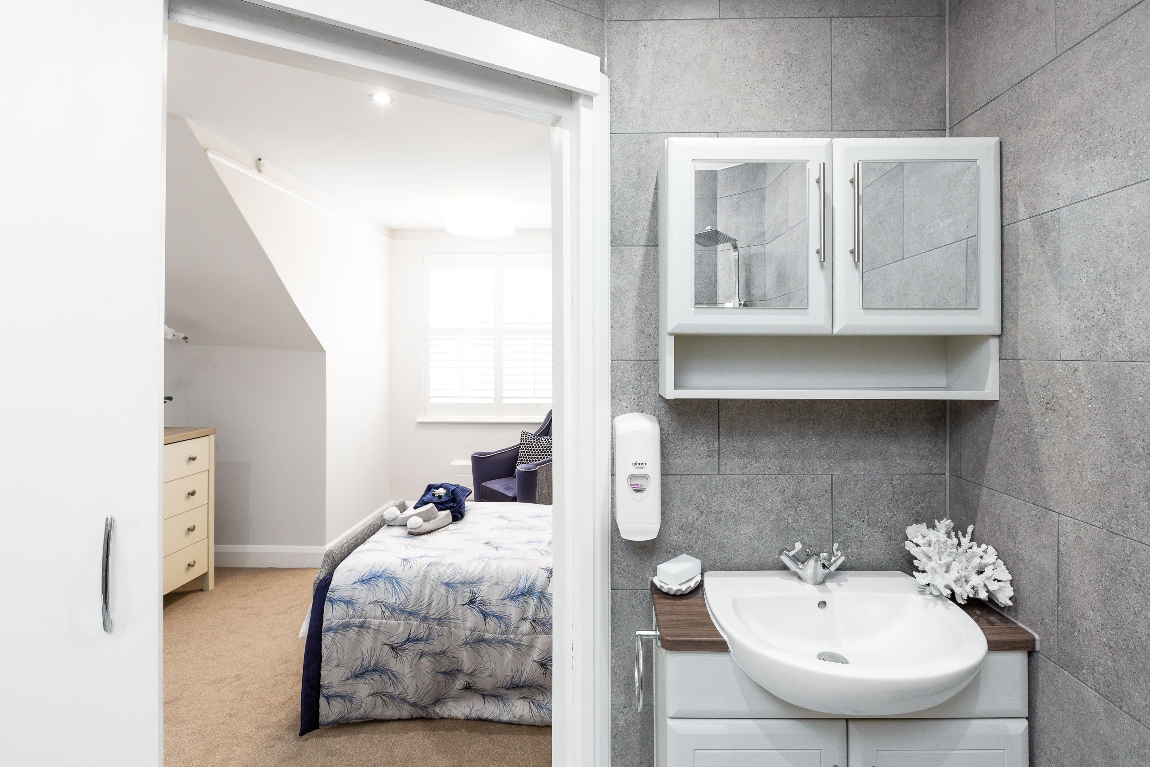 Bedroom at Etheldred House Care Home in Cambridge