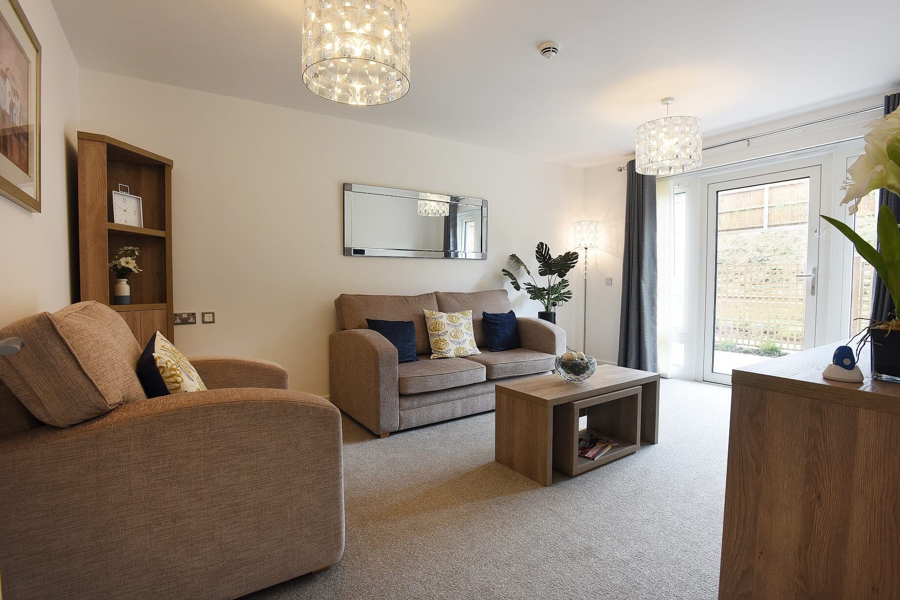 Living Room at Wixams Village Retirement Development in Bedford, Bedfordshire