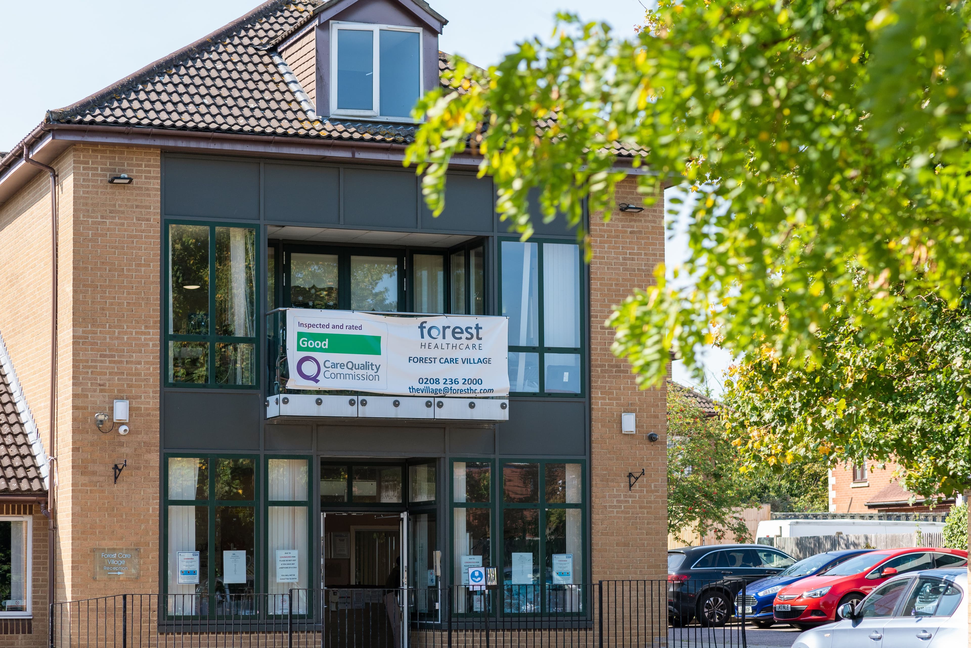 Exterior of Forest Care Village in Borehamwood, Hertfordshire