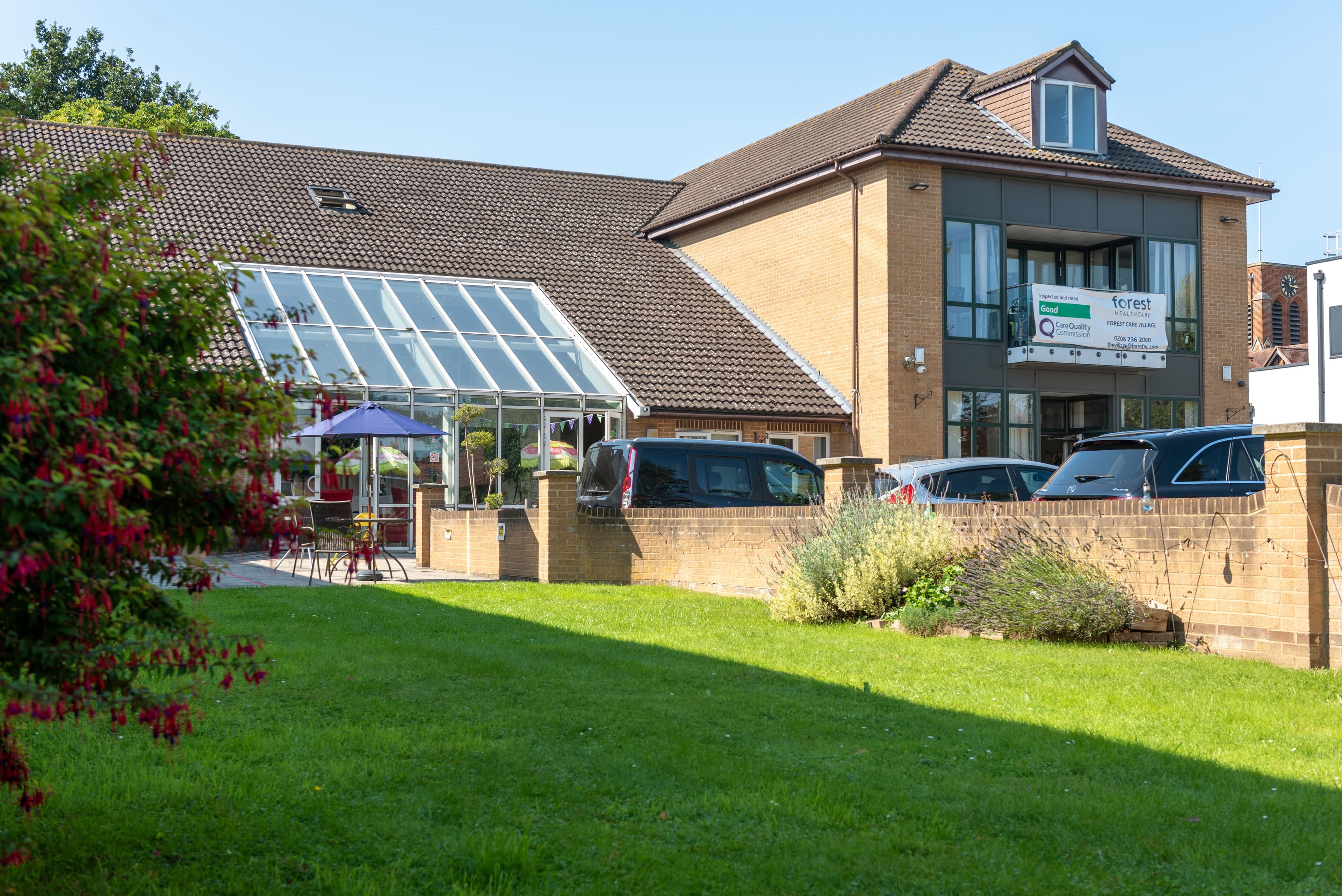 Exterior of Forest Care Village in Borehamwood, Hertfordshire