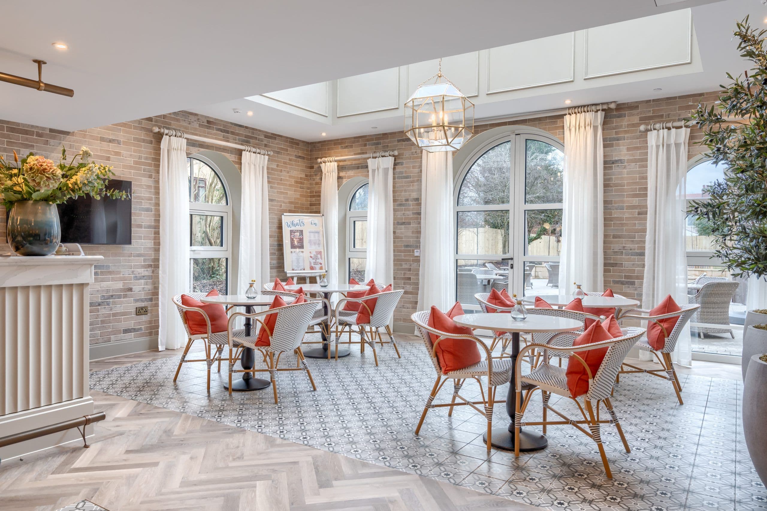 Dining room of Fairfax Manor in Harrogate, Yorkshire