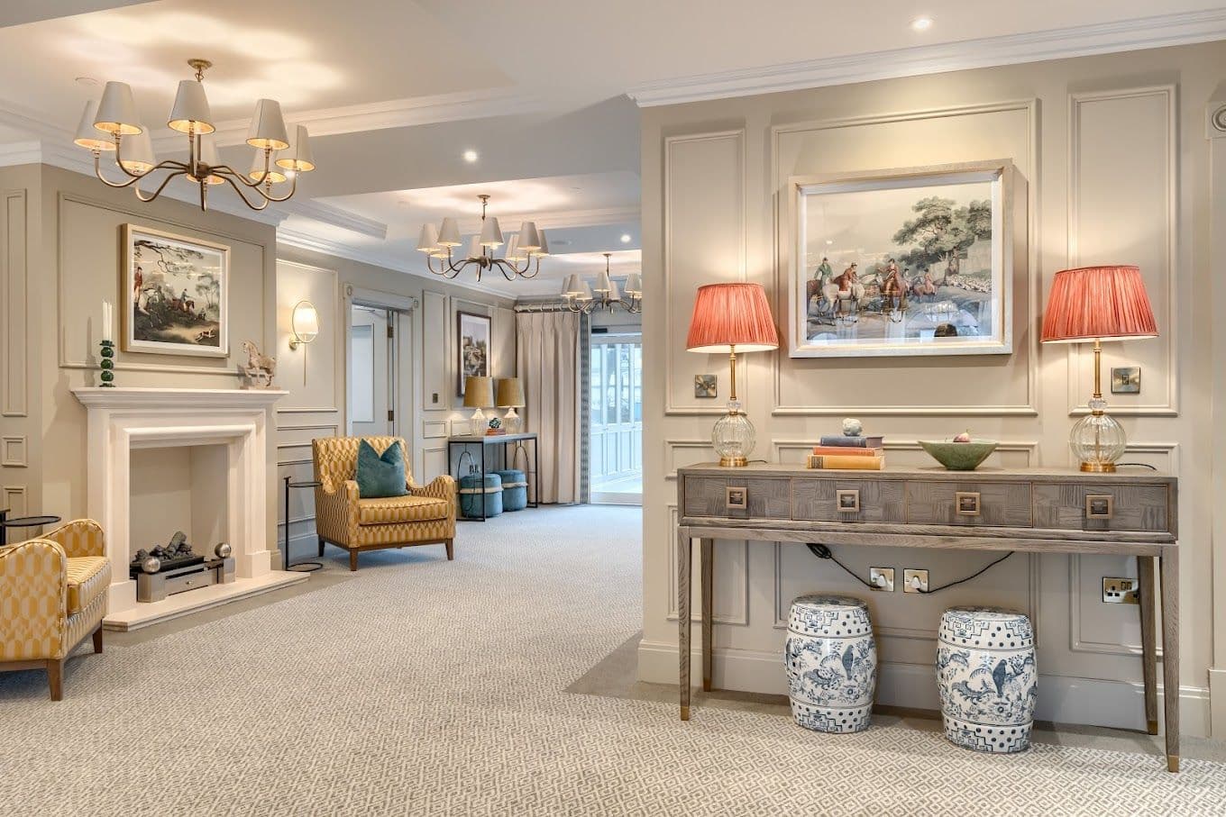 Hallway of Fairfax Manor in Harrogate, Yorkshire