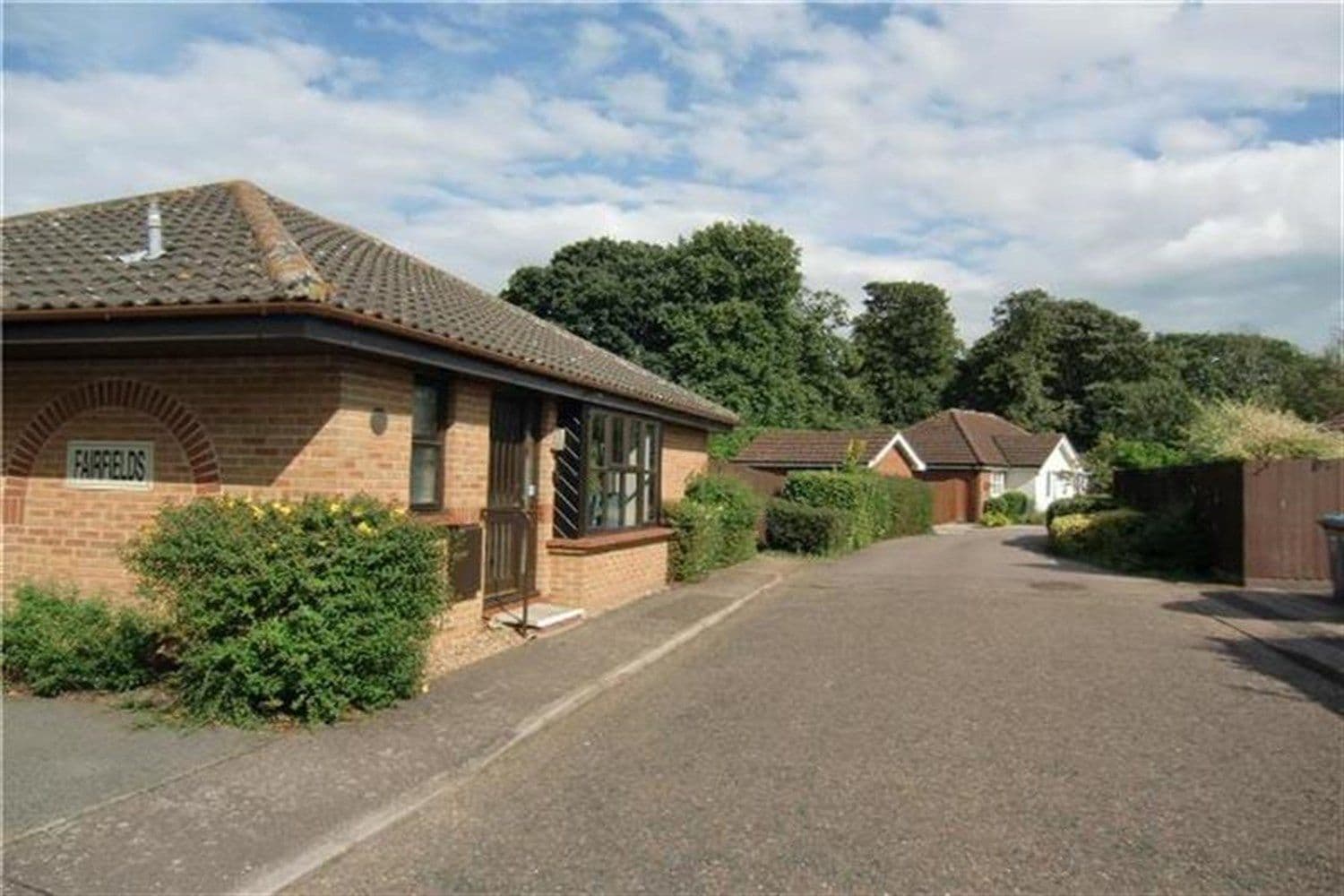 Exterior of Fairfields Retirement Development in Saxmundham, Suffolk