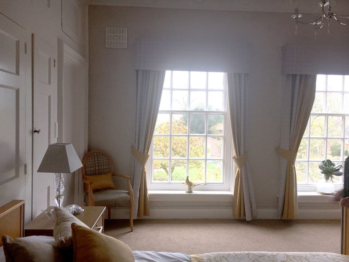 Bedroom of Field House care home in Stourbridge, West Midlands