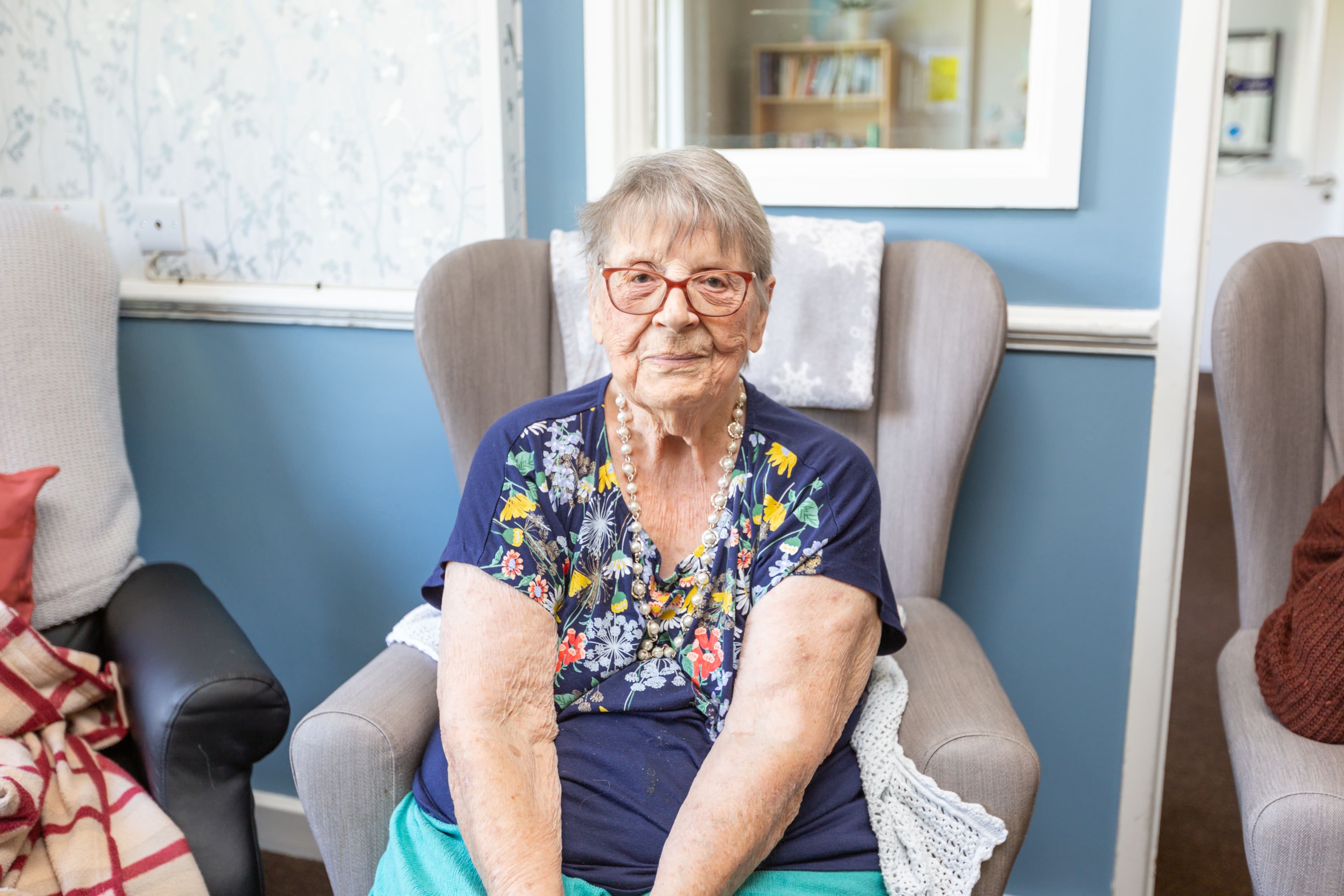 Resident at Fitzwilliam House care home in Cambridge