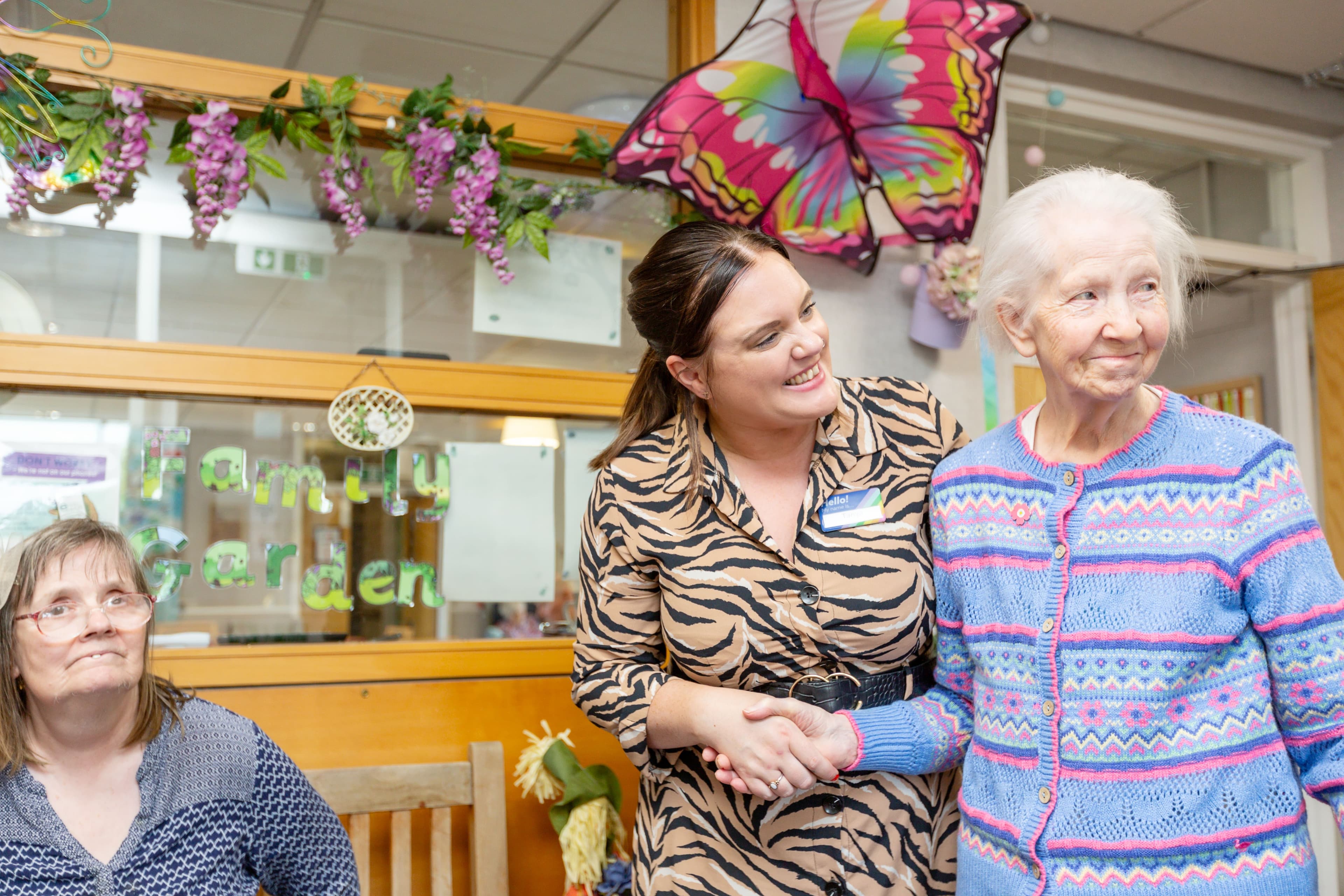 Resident at Fitzwilliam House care home in Cambridge