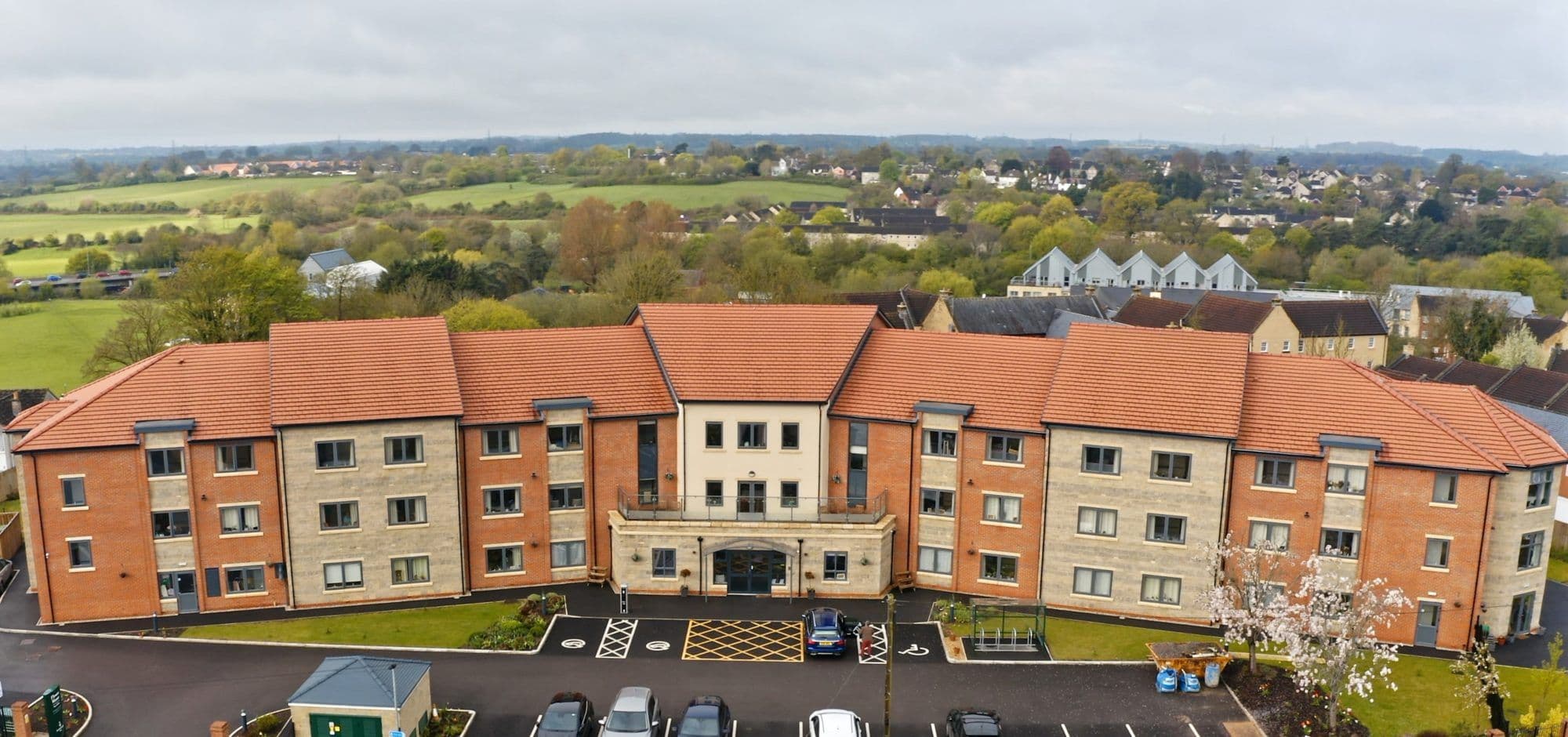 Exterior of Flowers Manor care home in Chippenham, Wiltshire