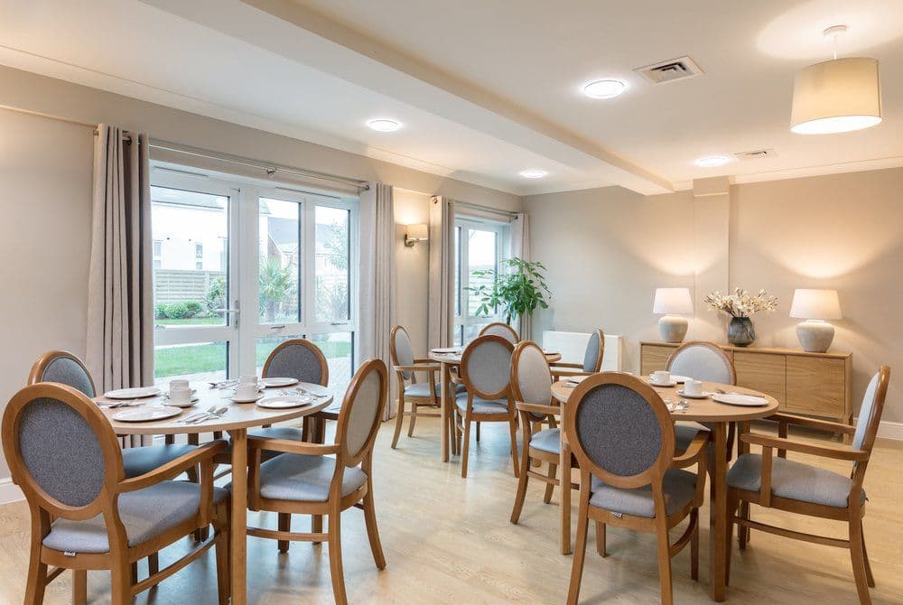 Dining room of Folkestone Care Centre in Folkestone, Kent