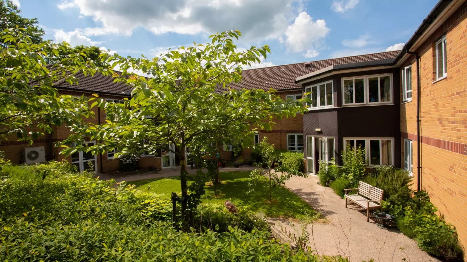 Exterior of Fosse House care home in St Albans, Hertfordshire