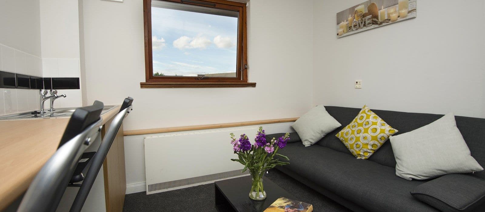 Communal Area of Lunardi Court Care Home in Cupar, Fife