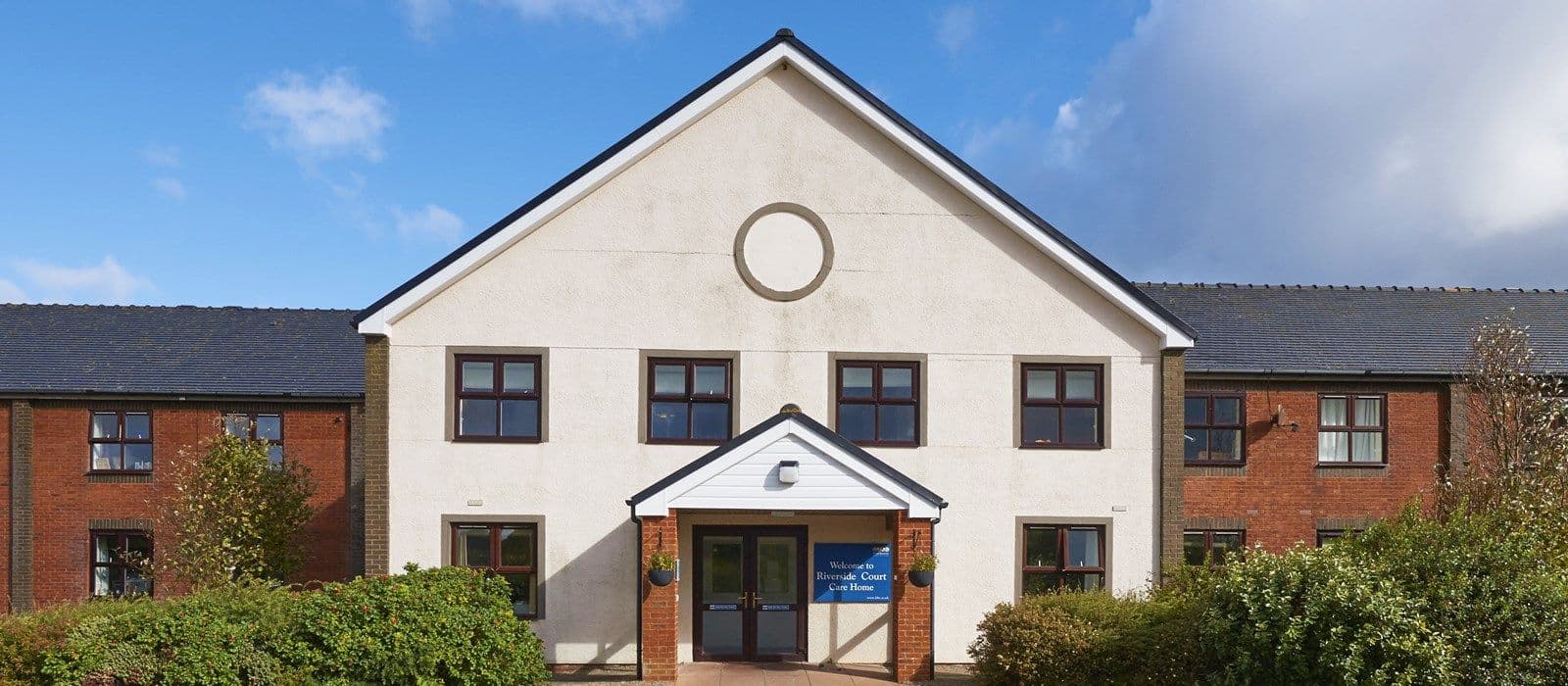 Exterior of Riverside Court Care Home in Maryport, Allerdale