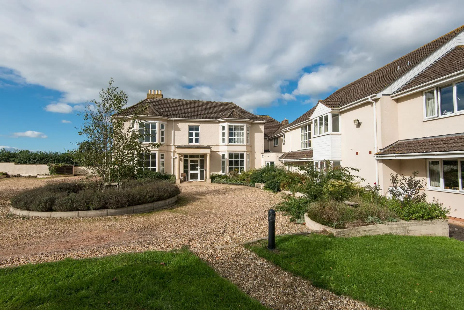 Exterior of Frethey House Care Home in Taunton, Somerset