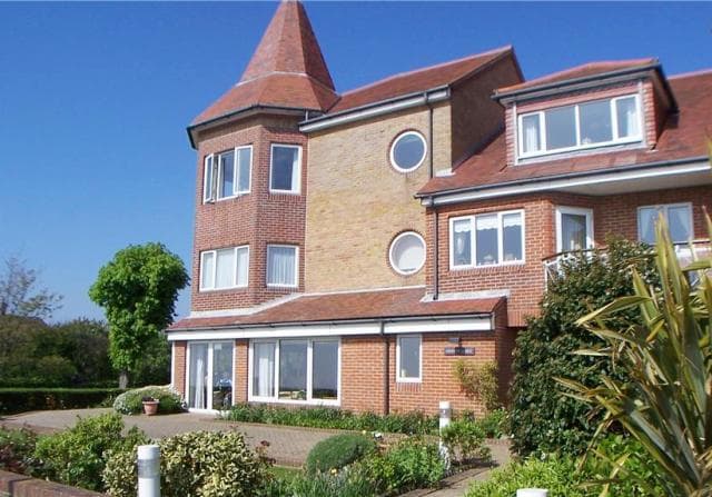 Exterior of Frinton Lodge retirement development in Frinton-on-Sea, Essex