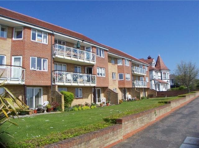 Exterior of Frinton Lodge retirement development in Frinton-on-Sea, Essex