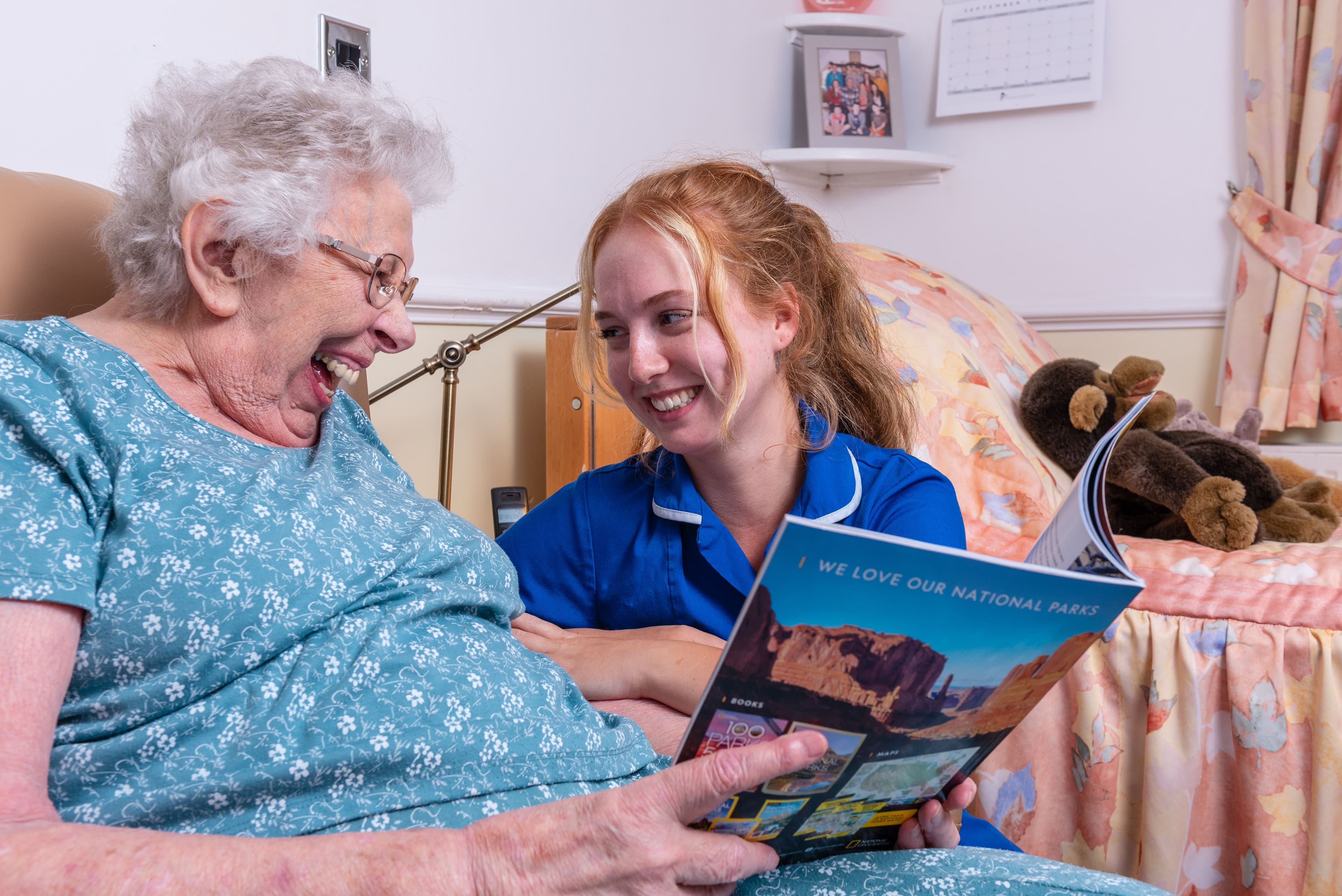 Staff of The Poplars care home in Maidstone, Kent