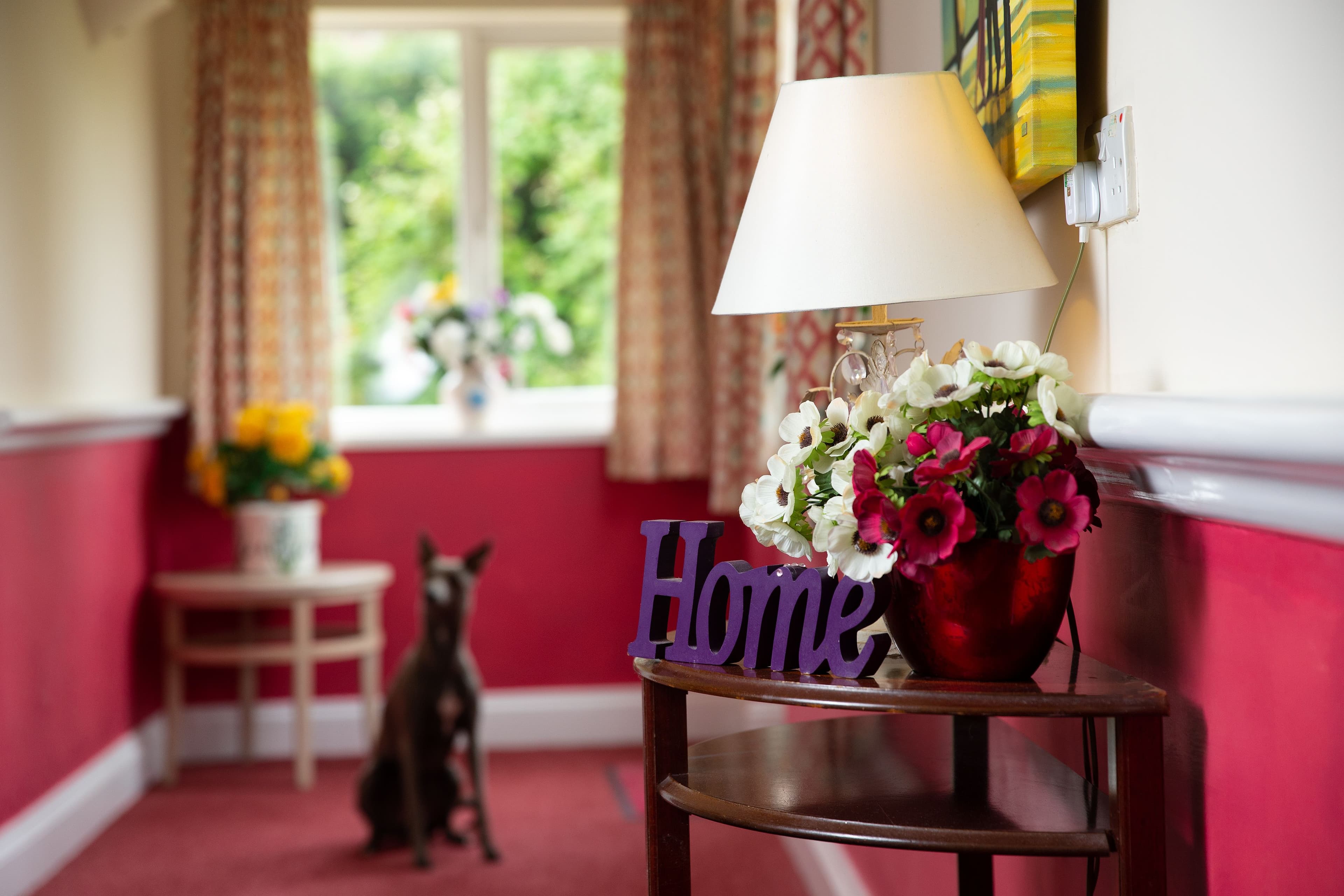 Hallway at Garden Lodge Care Home in Glinton, Peterborough