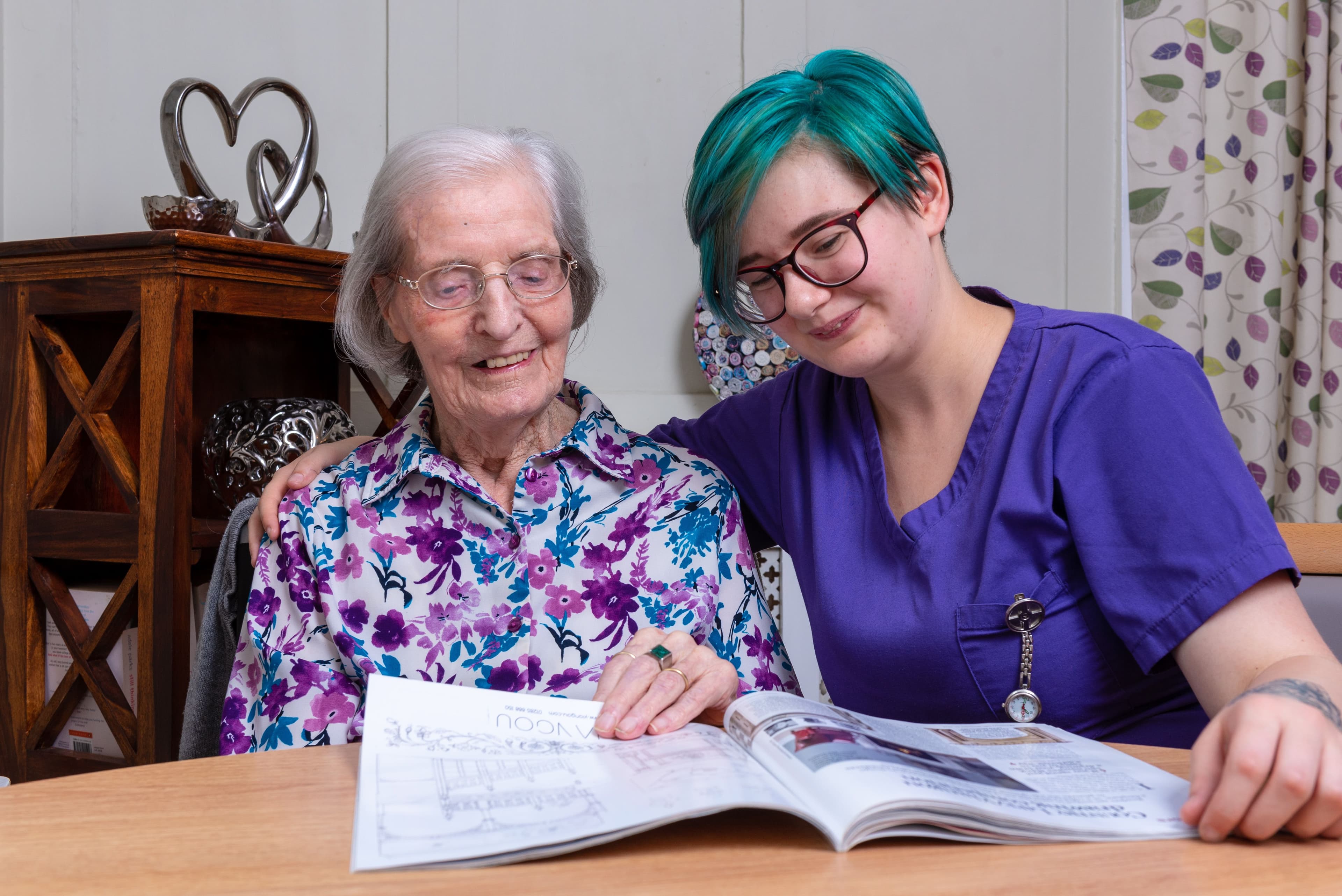 Staff of Grace Manor care home in Gillingham, Kent