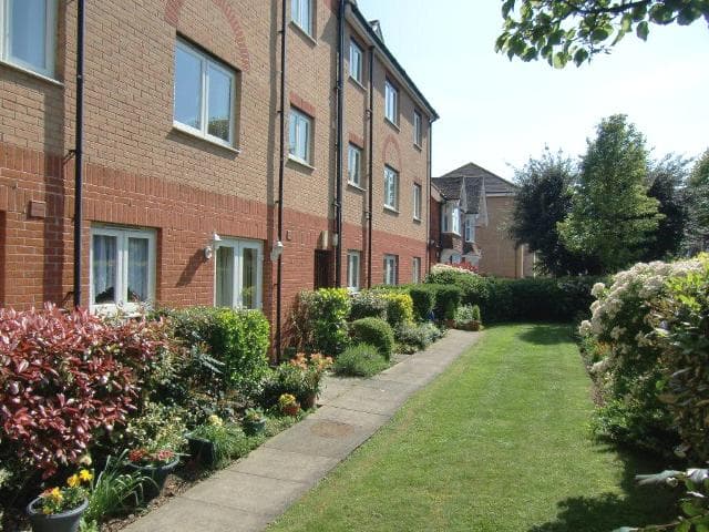 Exterior of Gables Court retirement development in Eastbourne, East Sussex