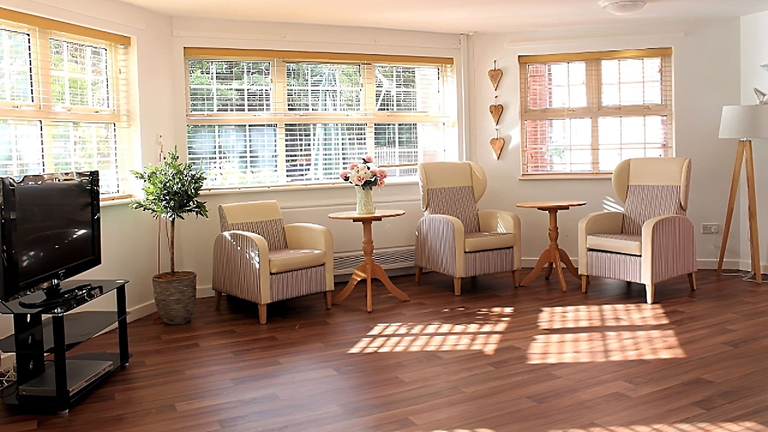 Communal Lounge of Garden Hill Care Home in South Shields, South Tyneside