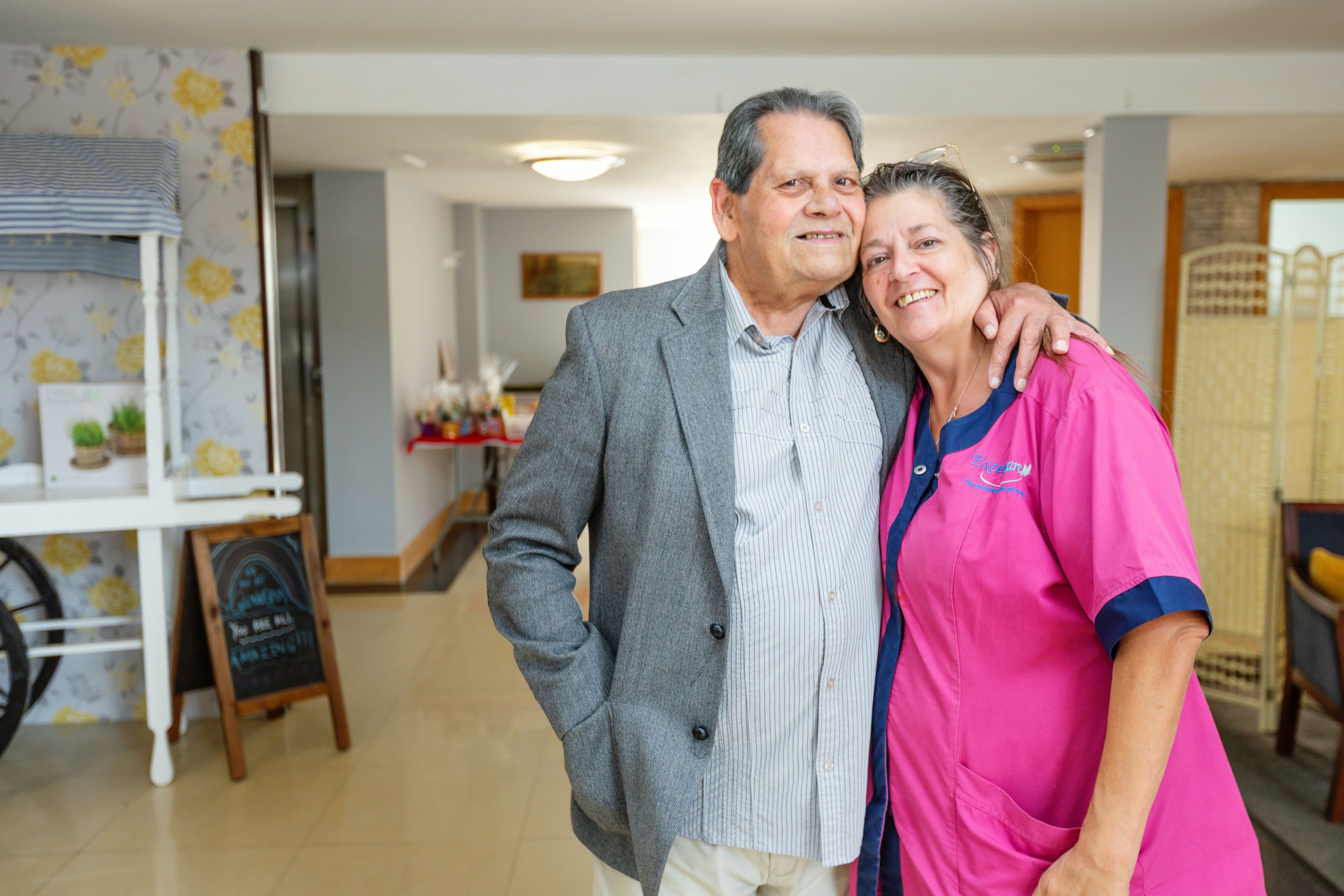 Residents at Glennfield care home in Wisbech, Cambridgeshire