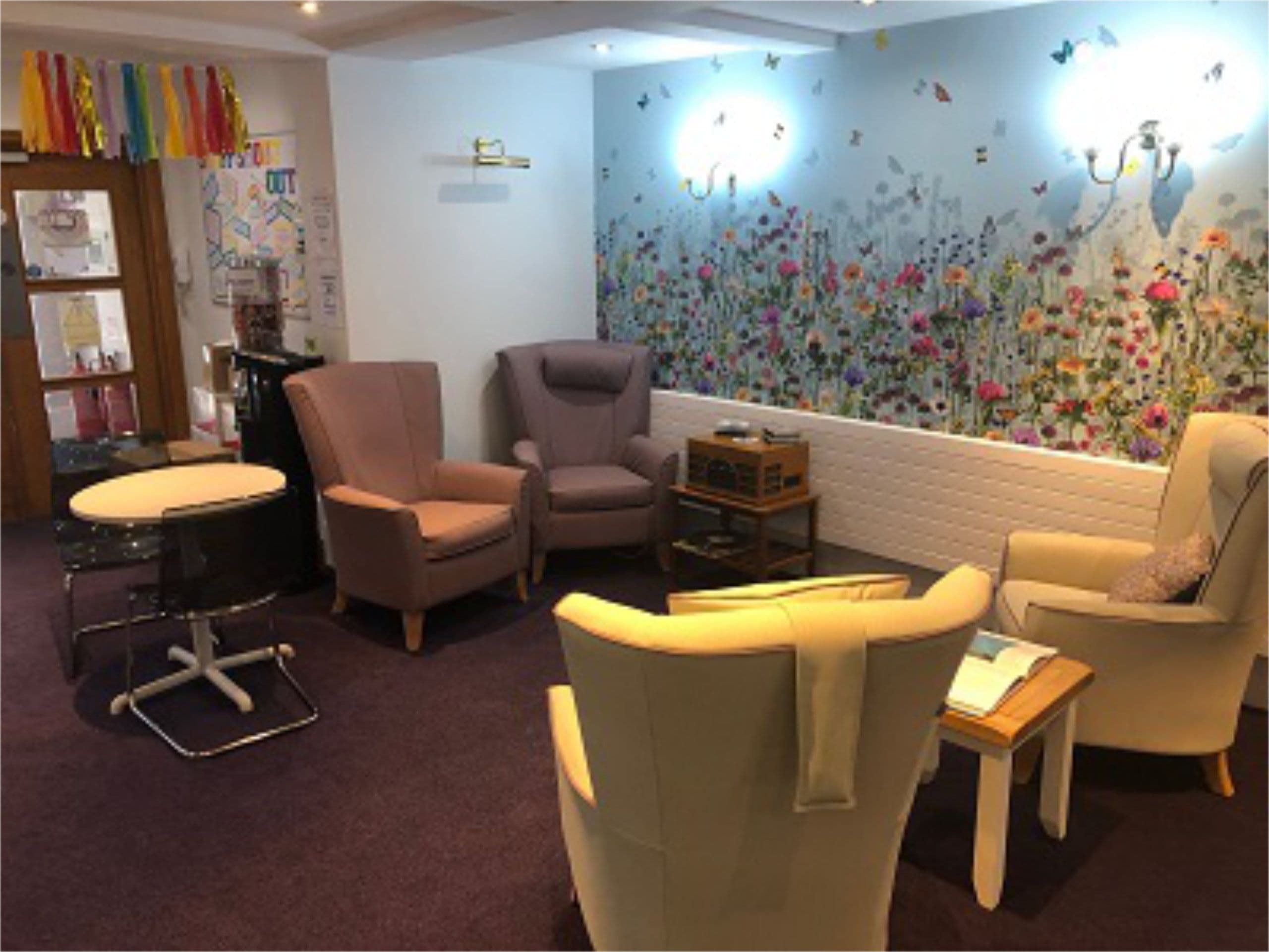 Communal area at Gloucester House Care Home, Sevenoaks, Kent