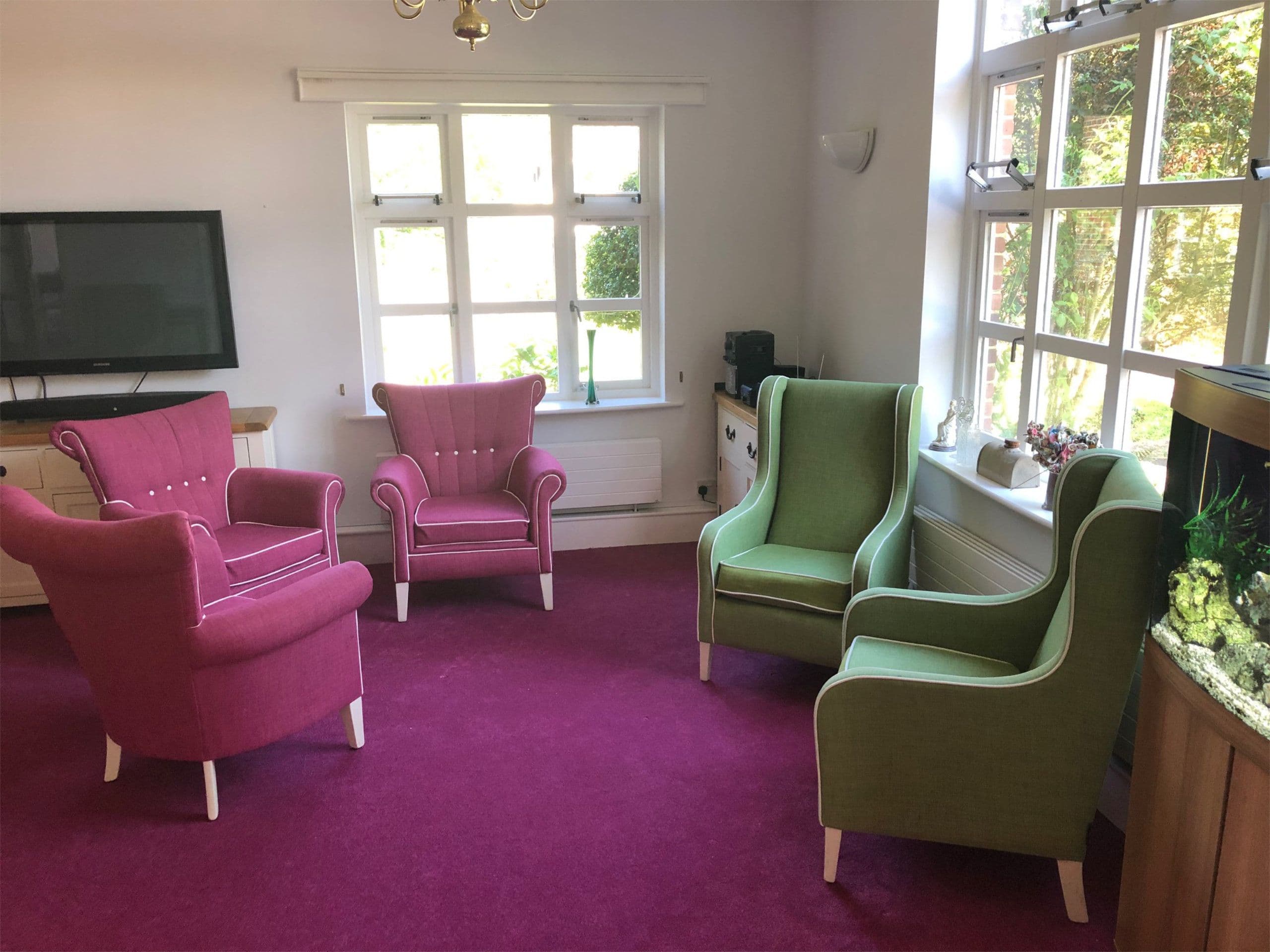 Communal Area at Gloucester House Care Home, Sevenoaks, Kent