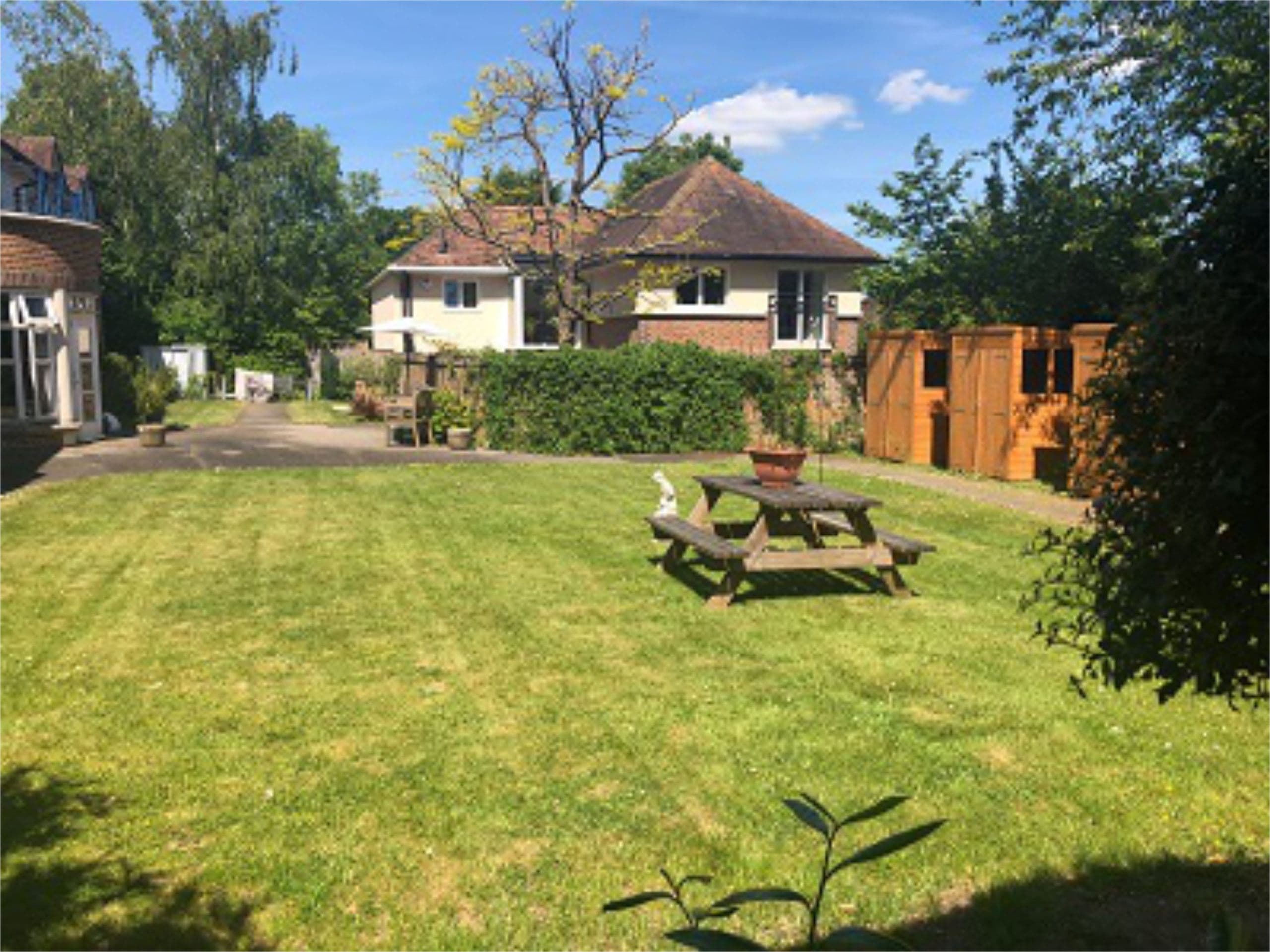 Garden at Gloucester House Care Home, Sevenoaks, Kent