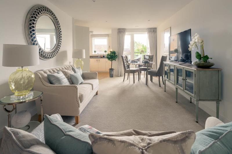 Lounge at Goldwyn House Retirement Apartment in Borehamwood, Hertsmere