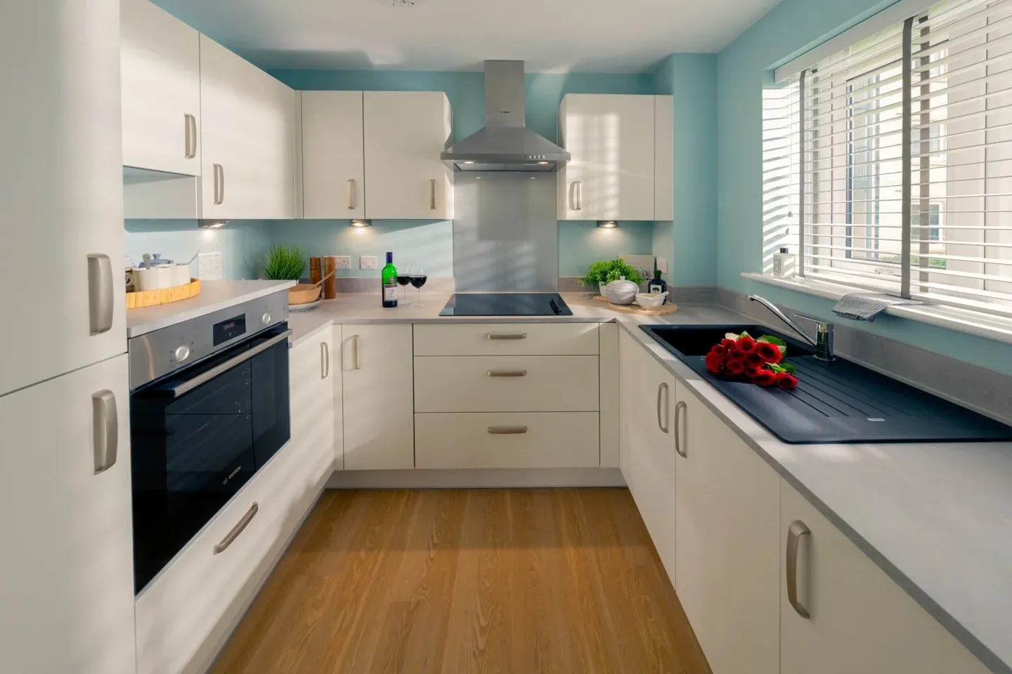 Kitchen at Gordon Court Retirement Apartment in Bridport, Dorset