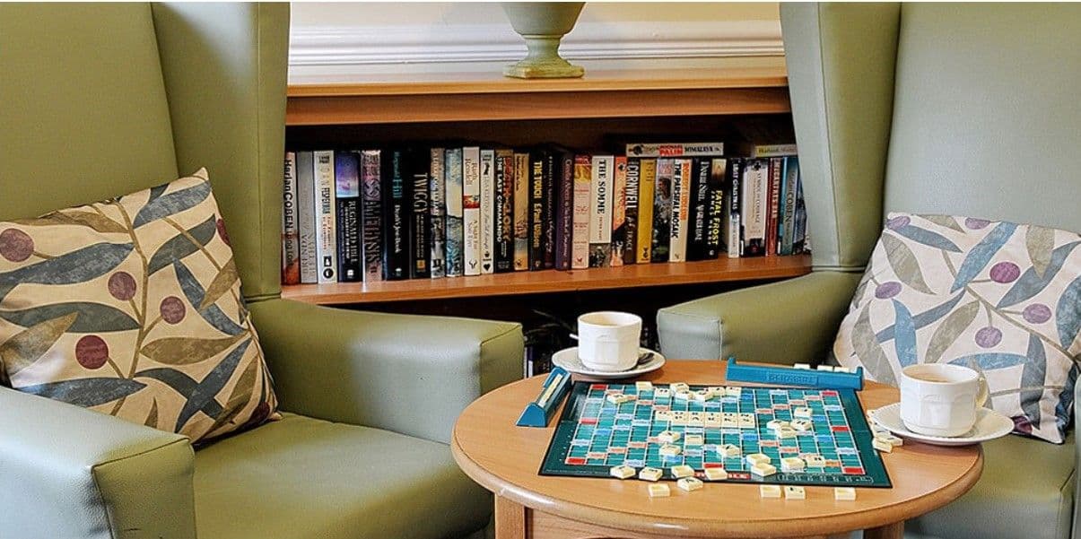 Communal Area at Gorton Parks Care Home in Greater Manchester, North West England