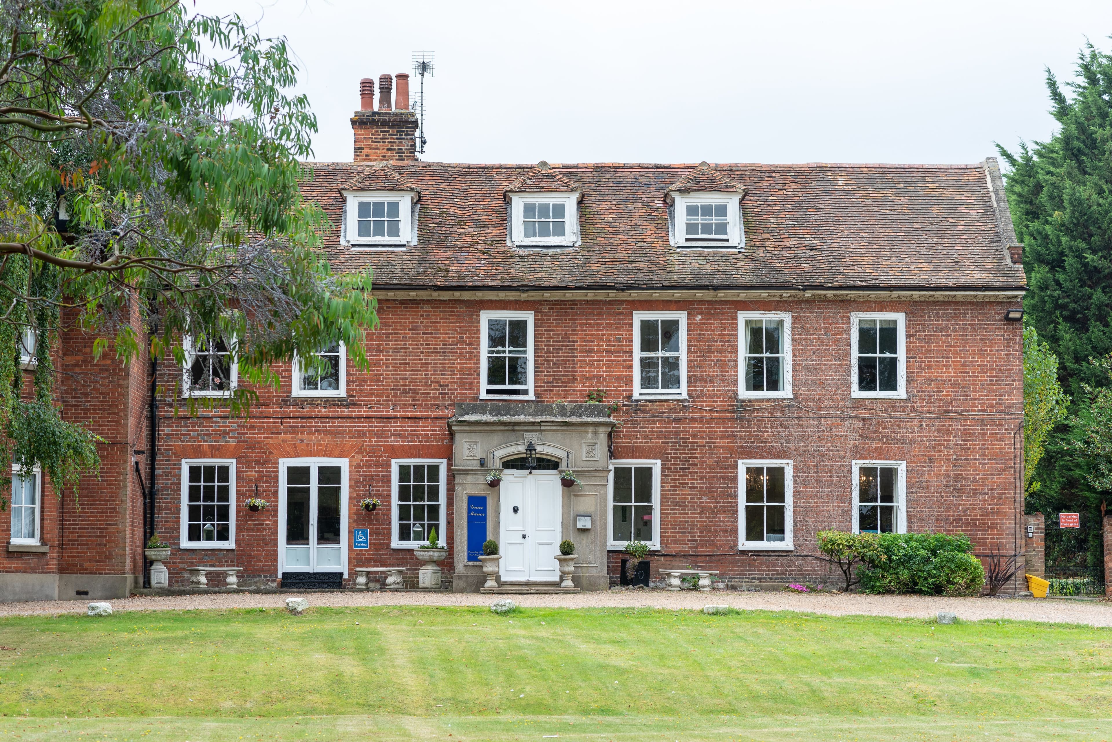 Exterior of Grace Manor care home in Gillingham, Kent