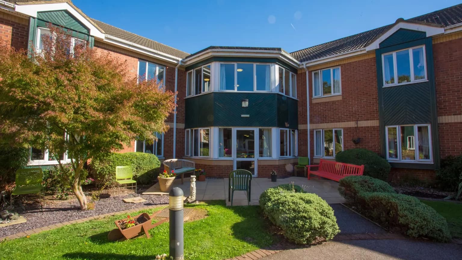 Exterior of Greenacres care home in Hatfield, Hertfordshire