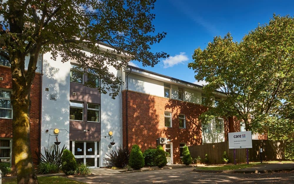 Exterior of Greville House care home in Richmond, London