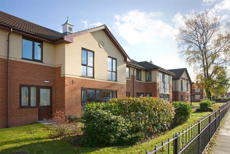 Exterior of Hadrian Park Care Home in Billingham, Stockton-on-Trees